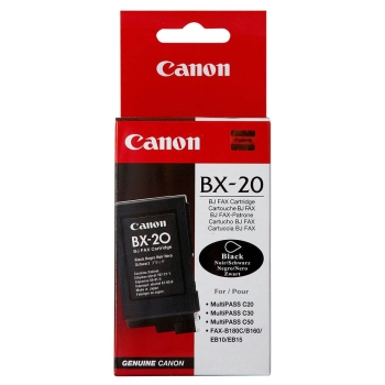 Canon BX-20 Black Original Ink & Fax Cartridge (BX-20 Black)
