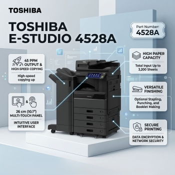 Toshiba E-Studio 4528A A3 45ppm Monochrome Multifunction Printer