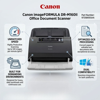 Canon imageFORMULA DR-M160II Office Document Scanner