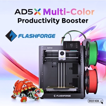 Flashforge AD5X 600mm/s Printing, Compact Design Light Weight 3D Printer