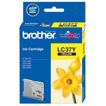 Brother LC37 Yellow Original Ink Cartridge