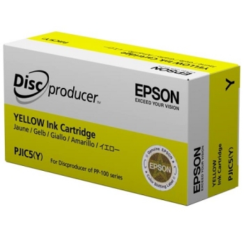 Epson Discproducer Ink Cartridge, Yellow (MOQ=10)