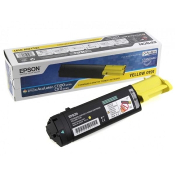 Epson C13S050191 Standard Capacity Yellow Toner Cartridge- 1500 pages