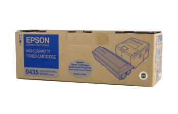 Epson C13S050435 High Capacity Black Toner Cartridge- 8000 pages