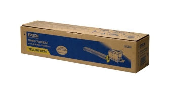 Epson C13S050474 Yellow Toner Cartridge- 14,000 pages