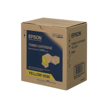 Epson C13S050590 Yellow Toner Cartridge- 6000 pages