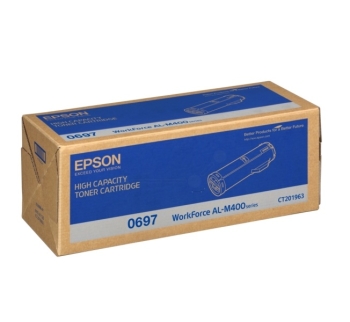 Epson C13S050697 High Capacity Black Toner Cartridge- 23,700 pages