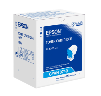 Epson C13S050749 Cyan Toner Cartridge- 8,800 pages