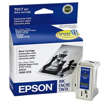 Epson T017 Black Ink Cartridge - Retail Pack (untagged)