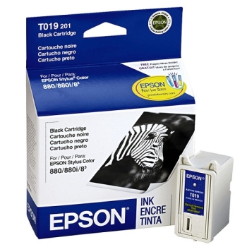 Epson T019 Black Ink Cartridge - Retail Pack (untagged)