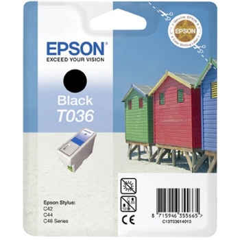 Epson T036 Black Ink Cartridge - Retail Pack (untagged) 