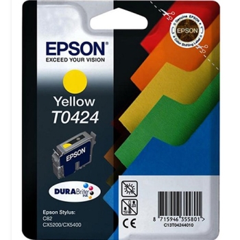 Epson T0424 Yellow Ink Cartridge - Retail Pack (untagged)