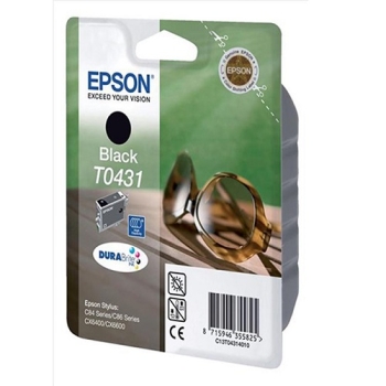 Epson T0431 Black Ink Cartridge (High) - Retail Pack (untagged)