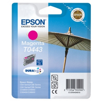 Epson T0443 Magenta Ink Cartridge (High) - Retail Pack (untagged) 