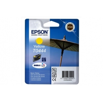 Epson T0444 Yellow Ink Cartridge (High) - Retail Pack (untagged)