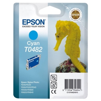 Epson T0482 Cyan Cartridge - Retail Pack (untagged) 