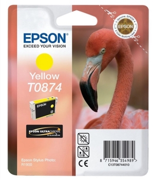 Epson Singlepack Yellow T0874 Ultra Gloss High-Gloss 2