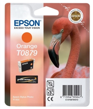 Epson Singlepack Orange T0879 Ultra Gloss High-Gloss 2