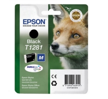 Epson Singlepack Black T1281 DURABrite Ultra Ink