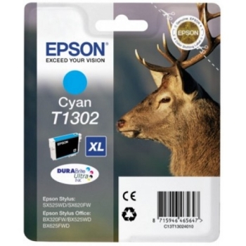 Epson Singlepack Cyan T1302 DURABrite Ultra Ink