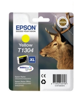 Epson Singlepack Yellow T1304 DURABrite Ultra Ink