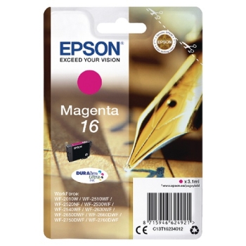 Epson Singlepack Magenta 16 DURABrite Ultra Ink