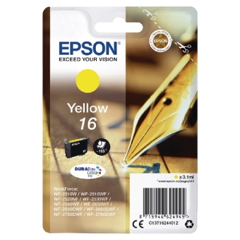 Epson Singlepack Yellow 16 DURABrite Ultra Ink