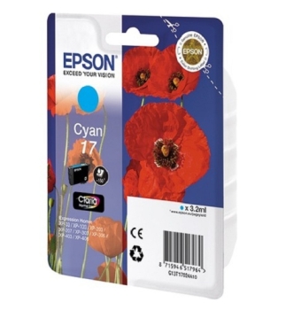 Epson Singlepack Cyan 17 Claria Home Ink