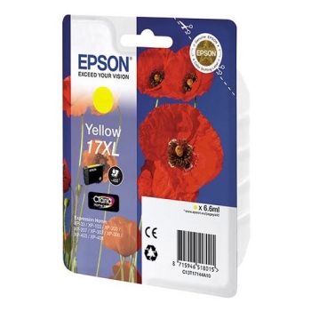 Epson Singlepack Yellow 17XL Claria Home Ink