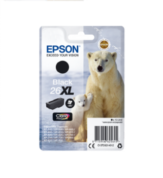 Epson Singlepack Black 26XL Claria Premium Ink