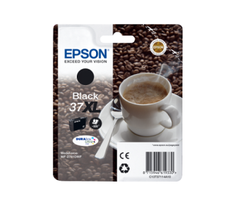 Epson Singlepack Black 37XL DURABrite Ultra Ink 