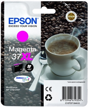 Epson Singlepack Magenta 37XL DURABrite Ultra Ink