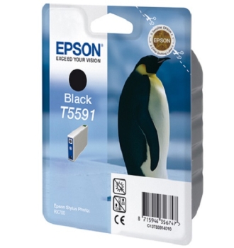 Epson T559 Black Ink Cartridge - Retail Pack (untagged) 