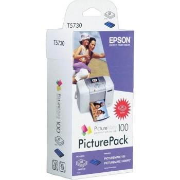 Epson PictureMate 100 PicturePack (Photo Cartridge and Picture Paper)