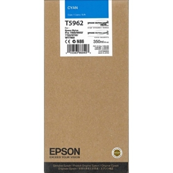 Epson Singlepack Cyan T596200 UltraChrome HDR 350 ml