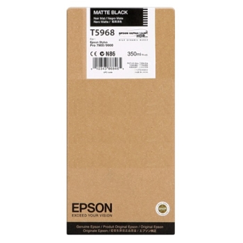 Epson Singlepack Matte Black T596800 UltraChrome HDR 350 ml 