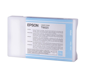 Epson T6025 Light Cyan Ink Cartridge- Single Pack
