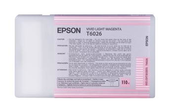 Epson T6026 Light Magenta Ink Cartridge- Single Pack