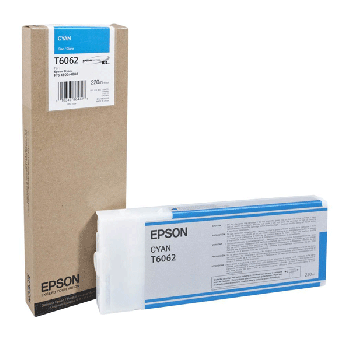 Epson T6062 220ml Cyan Ink Cartridge- Singlepack