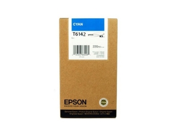 Epson T6142 220 ml Cyan Ink Cartridge- Singlepack