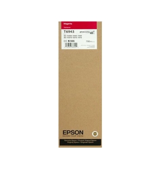 Epson T6943 UltraChrome XD 700 ml Magenta Ink Cartridge- Singlepack 