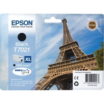 Epson T7021 XL Black 2.4k Ink Cartridge