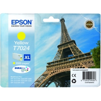 Epson T7024 XL Yellow 2k Ink Cartridge