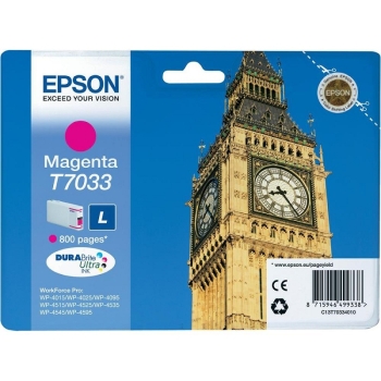 Epson T7033 L Magenta 0.8k Ink Cartridge