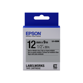 Epson Label Cartridge Metallic LK-4 Series 12mm (9m)