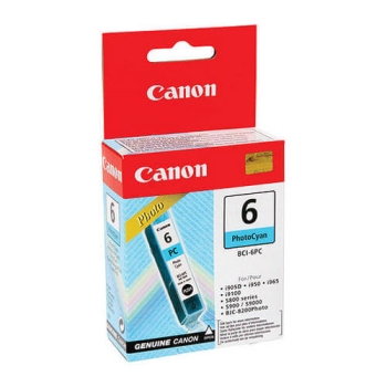 Canon BCI-6 Photo Cyan Original Ink Cartridge (BCI-6PC)