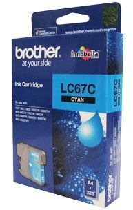 Brother LC67 Cyan Original Ink Cartridge