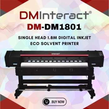 DMInteract DM1801 Single Head 1.8m Digital Inkjet Eco Solvent Printer