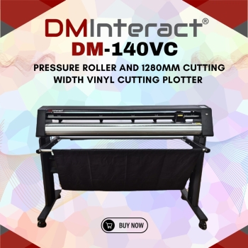 DMInteract DM140VC 6pcs Pressure Roller and 1280mm Cutting Width Vinyl Cutting Plotter