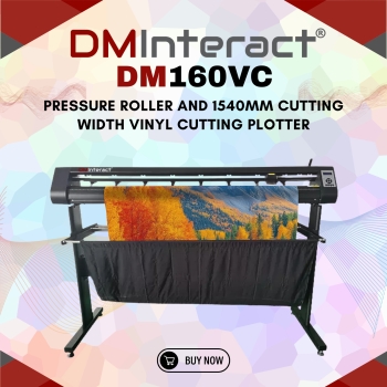 DMInteract DM160VC 7pcs Pressure Roller and 1540mm Cutting Width Vinyl Cutting Plotter